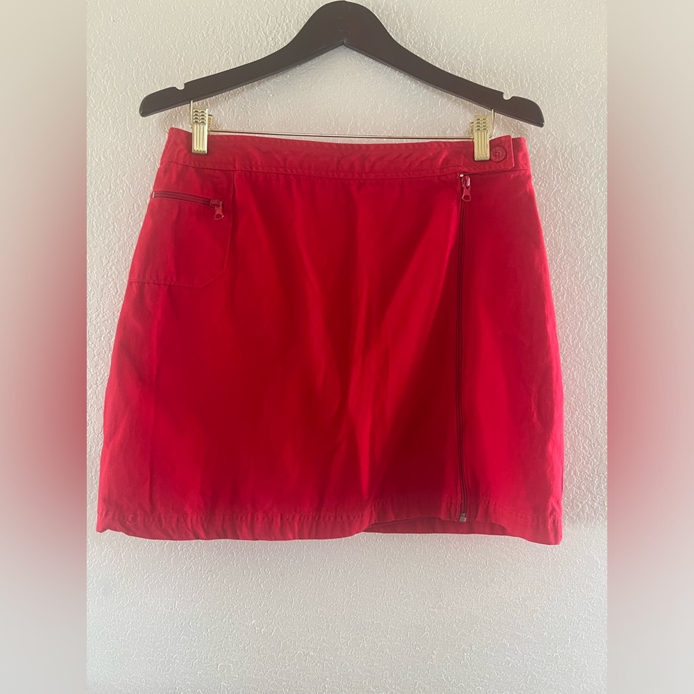 Vintage Bill Blass Red Skort